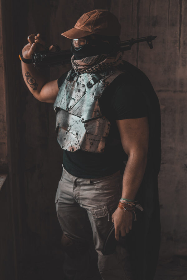Artemis Metal Armor Vest Airsoft and LARP Post Apocalyptic Chest