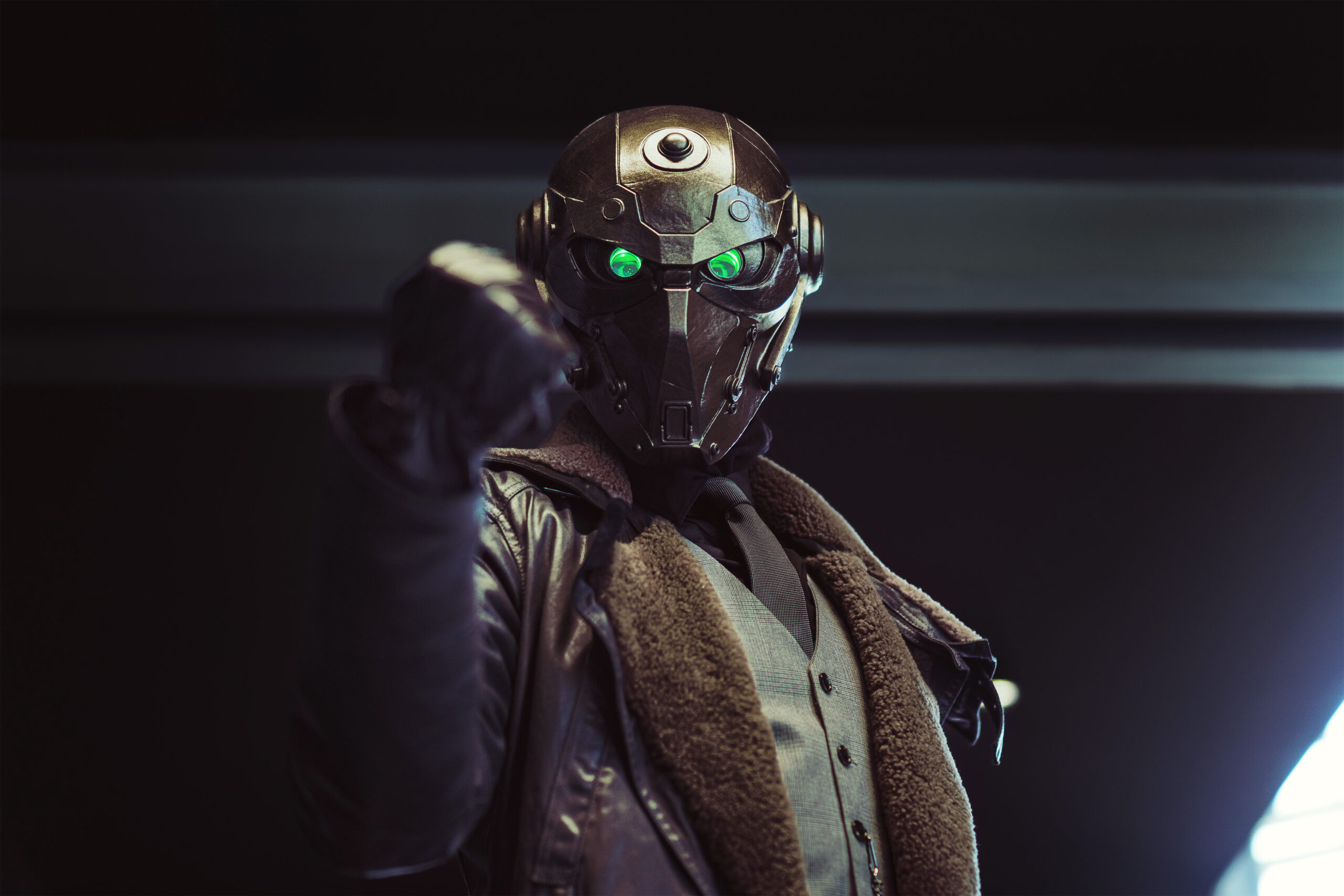 Dr Doom X Cyberpunk Helmet 1 by Dante_s Workshop