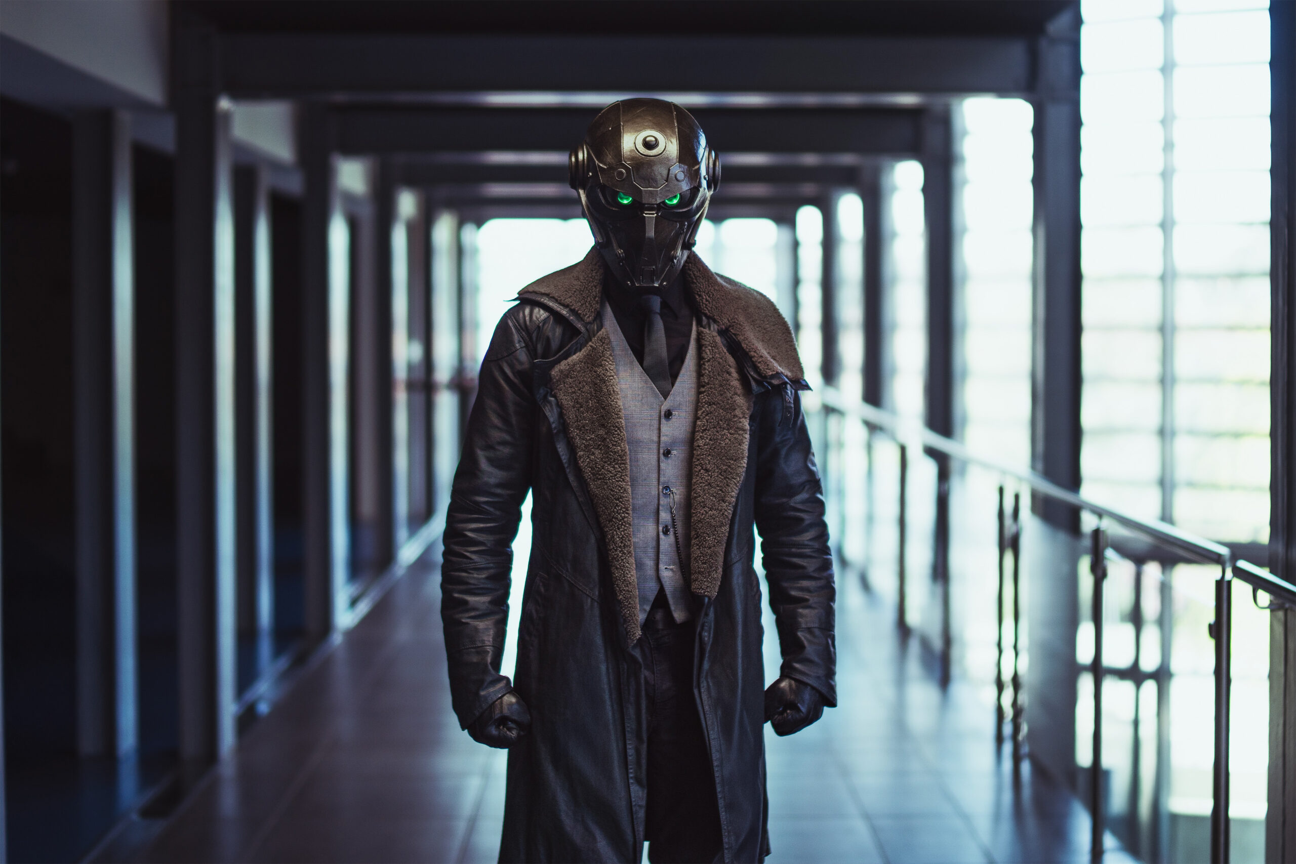 Dr Doom X Cyberpunk Helmet 2 by Dante_s Workshop