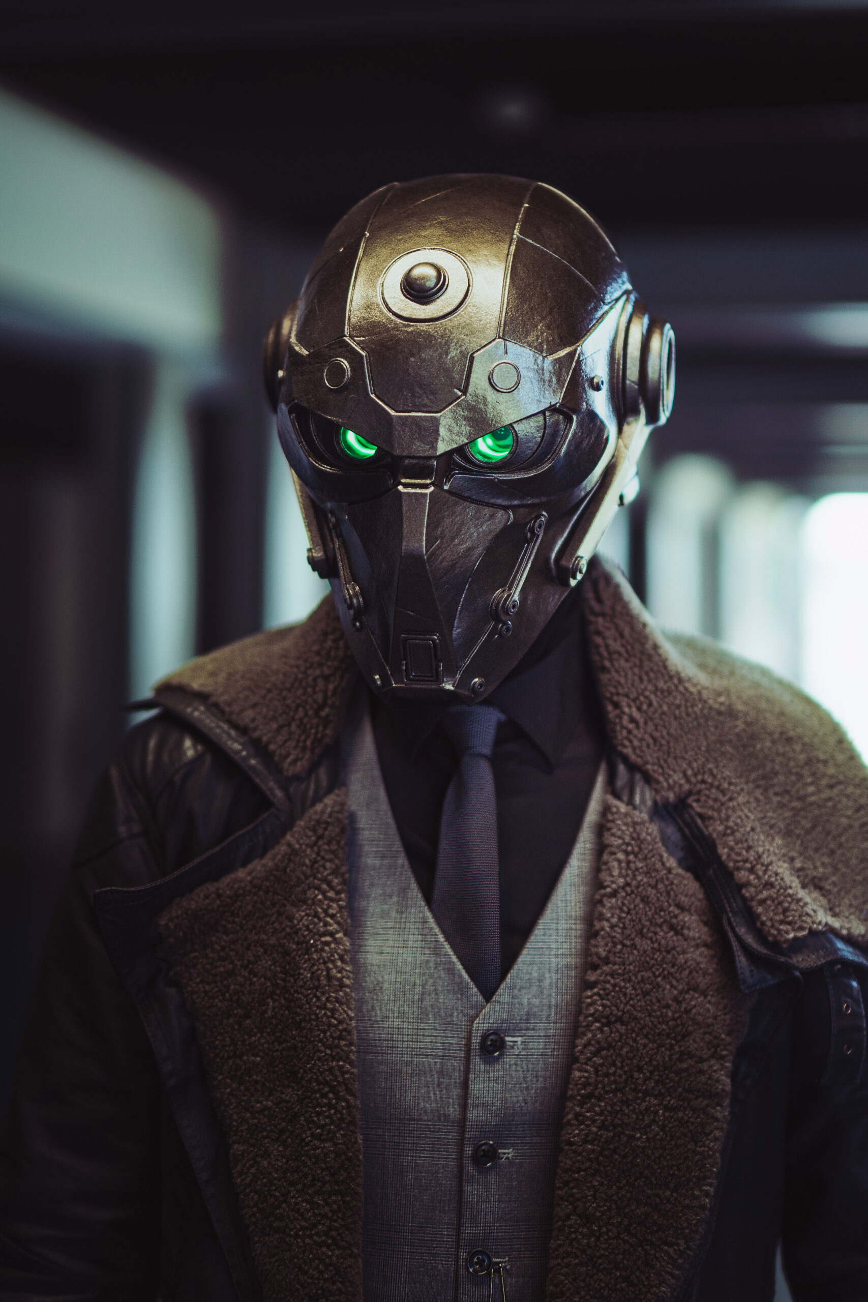Dr Doom X Cyberpunk Helmet 4 by Dante_s Workshop