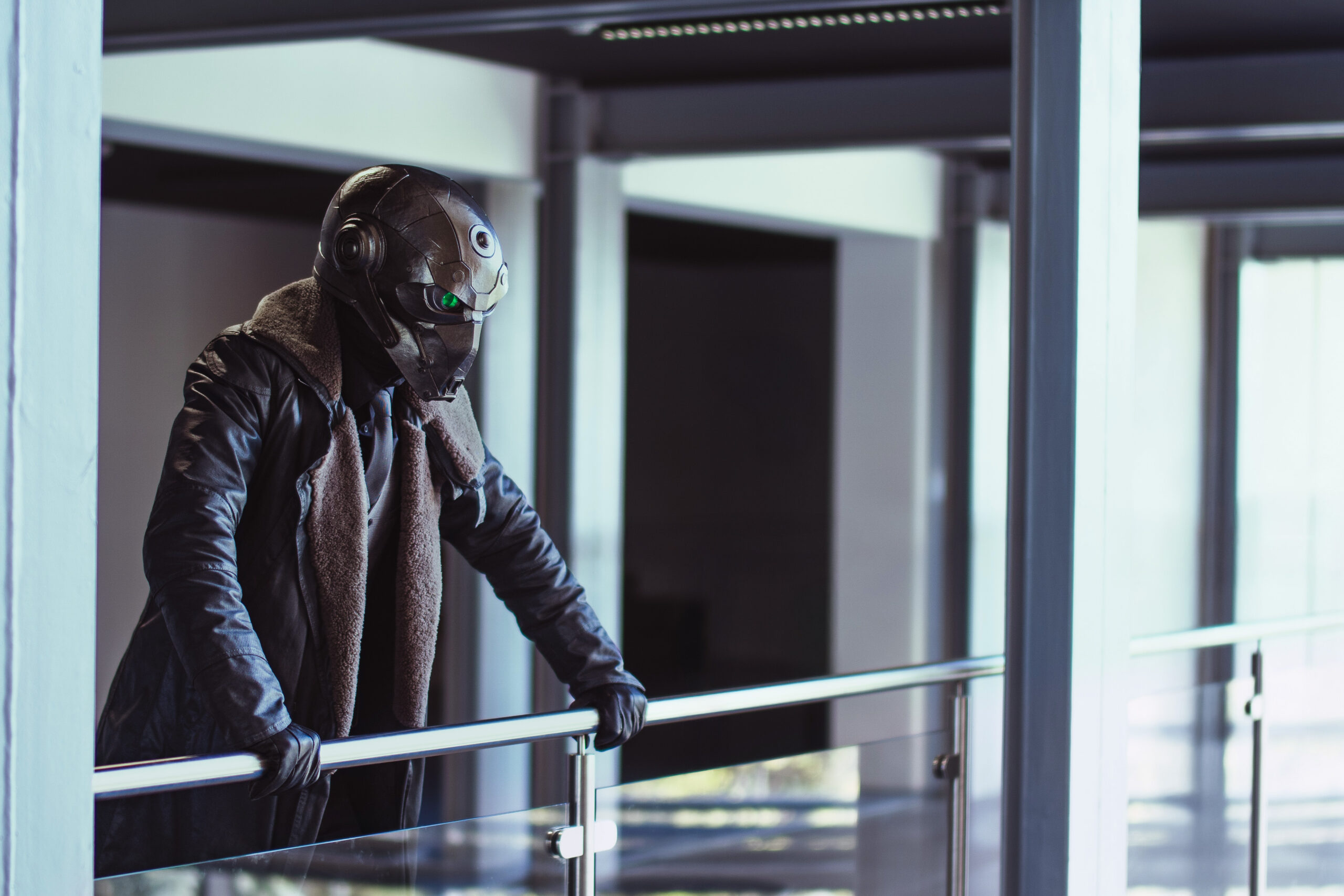 Dr Doom X Cyberpunk Helmet 6 by Dante_s Workshop