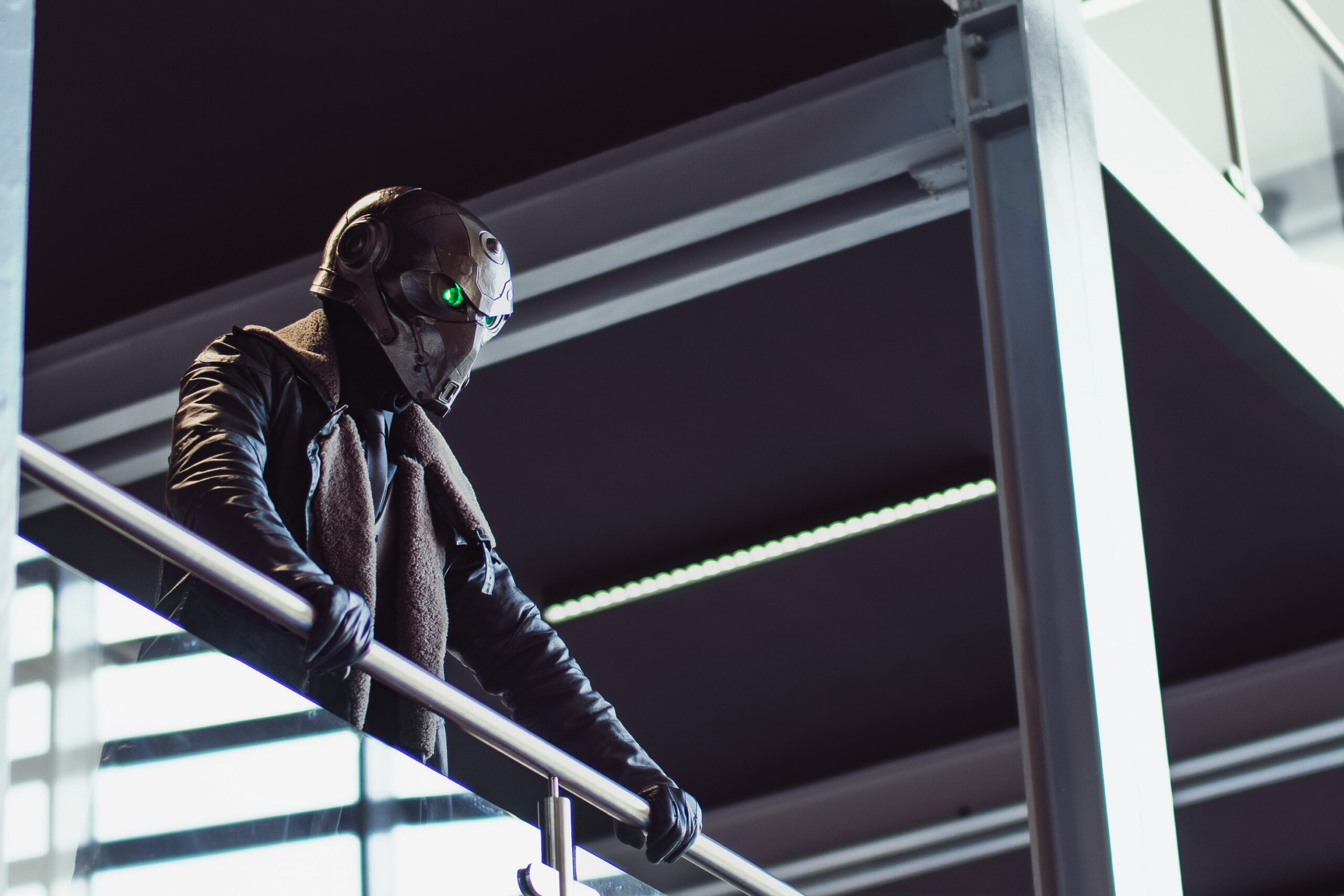Dr Doom X Cyberpunk Helmet 7 by Dante_s Workshop