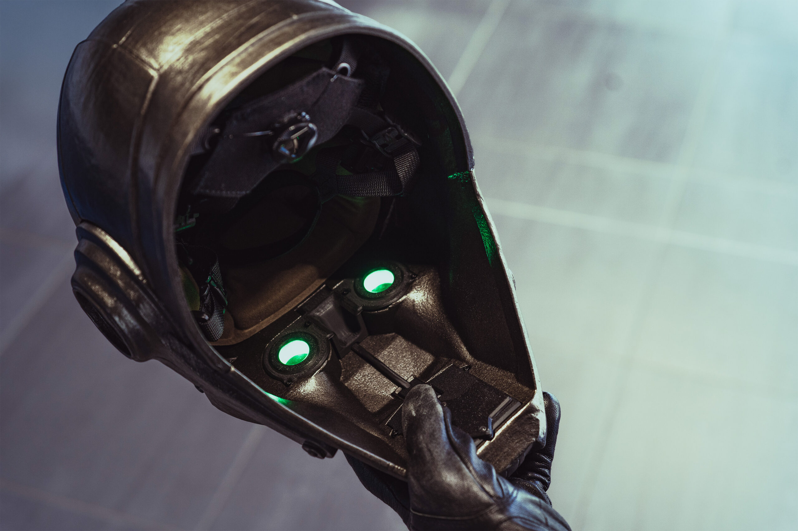 Dr Doom X Cyberpunk Helmet 9 by Dante_s Workshop