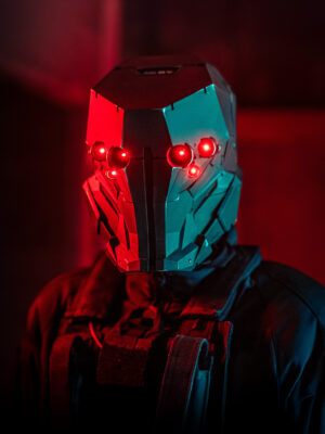 Apex Berserker Helmet - Weathered PLA Version